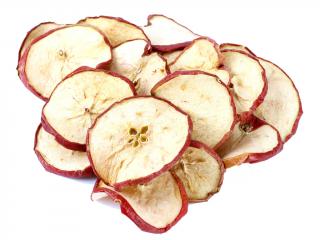 Jablko sušené plátky 5 - 6 cm červené ( Apple slices red,gree n )