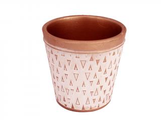 Keramika obal 13 cm kulatý terakota