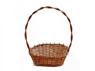Košík proutěný 30 x 19 cm gondola světle hnědý