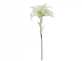 Květ pěnový bílý 20 cm délka 65 cm