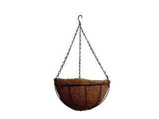 Obal kokosové vlákno závěsný ∅ 28 cm kulatý naturální