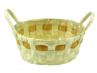 Obal na květináč 19 cm kulatý s uchy smetanový