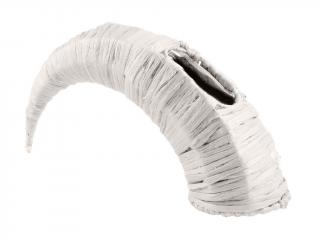 Obal na květináč 45 cm oblouk bílý