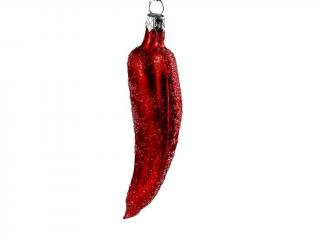 Ozdoba paprika 11 cm červená