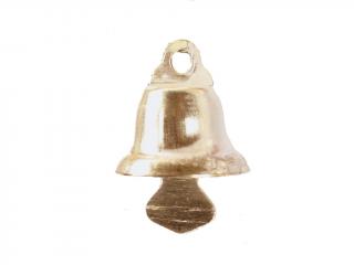 Ozdoba zvoneček 1 cm 40 ks stříbrná