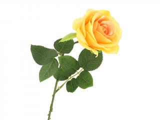 Růže látková 45 cm žlutá