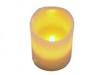 Svíčka s LED diodou 10cmx7,5cm bílá