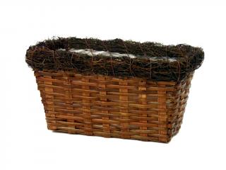Truhlík bambus 21 x 11 cm s révou nat