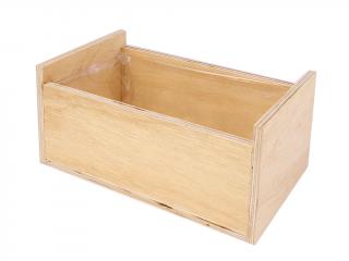 Truhlík dřevěný 24 x 12 cm obdélník naturální