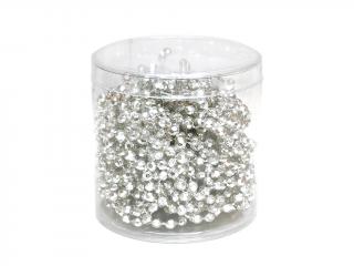 Vánoční řetěz diamant 4 mm 100 g stříbrný