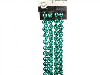 Vánoční řetěz kuličkový 20mm 2,7m světle zelený