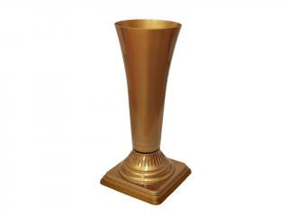 Váza plast 45cm metal