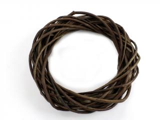 Věnec proutěný 23 cm proplétaný natural