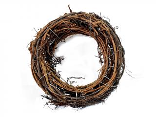 Věnec proutěný 25 cm naturální
