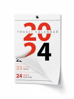 Kalendář nástěnný 2024 týdenní trhací A6 Senior I.