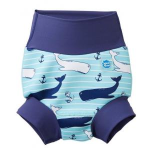 Nové Kojenecké plavky Happy Nappy - velryba - XL