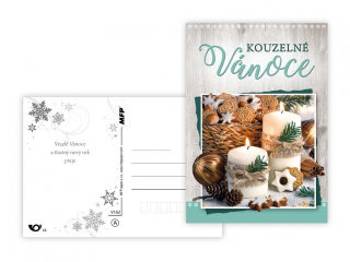 Pohlednice vánoční 162 A Kouzelné Vánoce 2