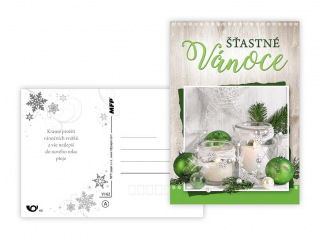 Pohlednice vánoční 162 A Šťastné Vánoce