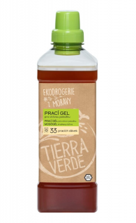 Prací gel z mýdlových ořechů pro citlivou pokožku (lahev 1 l)