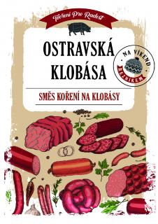 Ostravská klobása - Směs koření na klobásy