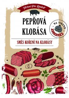 Pepřová klobása - Směs koření na klobásy