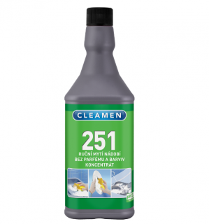 CLEAMEN 251 ruční mytí koncentrát bez parfémů a barviv 1 l