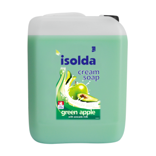 ISOLDA green apple (zelené jablko), krémové mýdlo 5 l