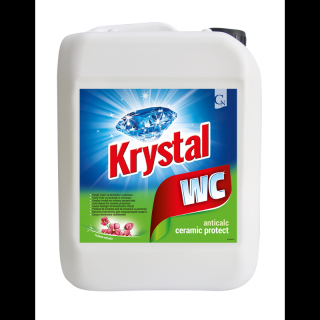 KRYSTAL WC kyselý na keramiku s ochranou, zelený 5 l