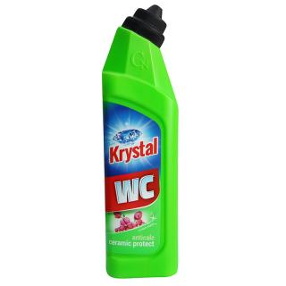 KRYSTAL WC kyselý na keramiku s ochranou, zelený 750 ml