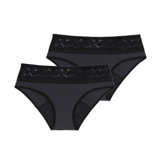 DORINA Menstruační kalhotky Eco Moon Lace Hipster 2 ks Velikost: 2XL