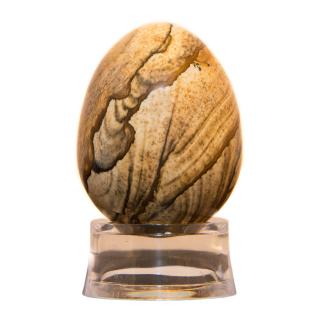 Kamenné vajíčko - obrázkový jaspis