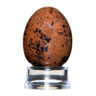 Kamenné vajíčko - obsidián moka