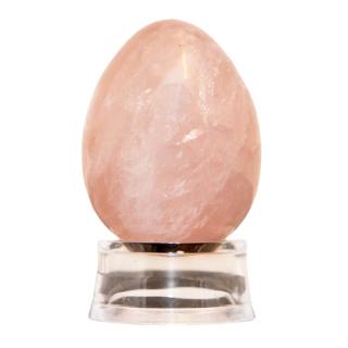 Kamenné vajíčko - růženín - GIA certifikace
