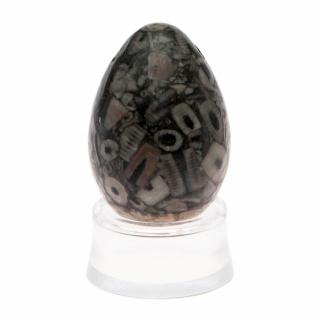 Kamenné vajíčko s otvorem - zkamenělý korál