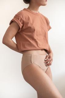 Love Luna Menstruační kalhotky Midi Nude Velikost: L/XL
