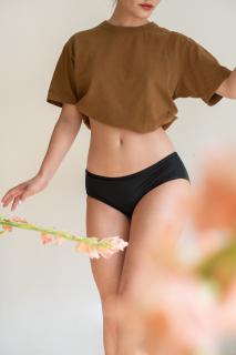 Meracus Menstruační kalhotky Everyday Black bokové Velikost: XL, Menstruace: silná (Plus)