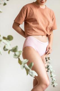 Meracus Menstruační kalhotky Everyday Pink Velikost: XL, Menstruace: slabá až střední (Standard)