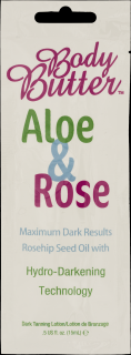 BODY BUTTER ALOE & ROSE  15ml