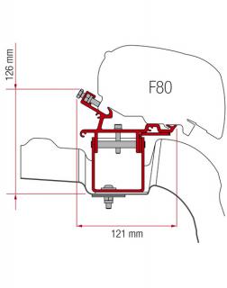 Adaptér Kit (F80) VW Crafter, MAN TGE