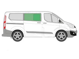 Boční pravé posuvné okno - Ford Transit Custom (L1 a L2) (pravé přední)