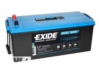 EXIDE Dual AGM 12V 140Ah 700A EP1200