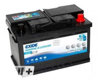EXIDE Dual AGM 12V 70Ah 760A EP600