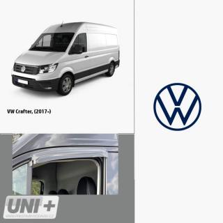 Ofuky oken (krátké) - VW Crafter 2017- (Aerodynamický kryt okna)