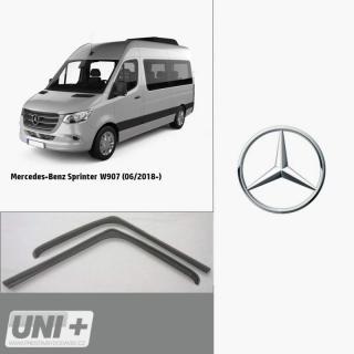 Ofuky oken - Mercedes-Benz Sprinter W907 2018- (Aerodynamický kryt okna)