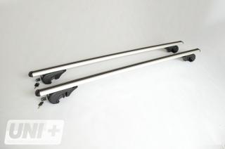 Příčníky OMTEC XL 138 CM - stříbrné (posuvná rozteč 110-132 cm)
