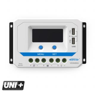 PWM solární regulátor EPsolar 20A 12/24V s LCD displejem série VS