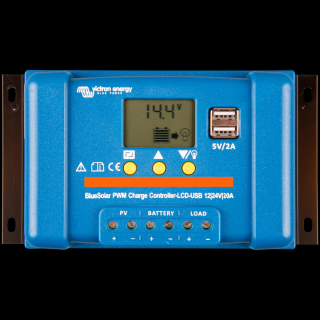 PWM solární regulátor Victron Energy BlueSolar-LCD&USB 20A
