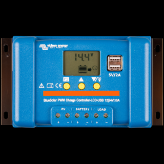 PWM solární regulátor Victron Energy BlueSolar-LCD&USB 30A