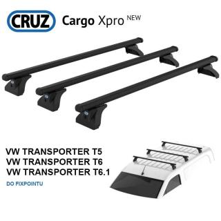 Střešní nosič Volkswagen Transporter T5/T6 a T6.1, Cruz Cargo Xpro