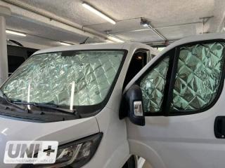 Termoclona oken Isoflex pro Fiat Ducato od 2015 - kabina řidiče - 3 díly